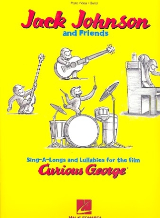 Jack Johnson and Friends: Lullabies for the FIlm Curious George for Vocal/Piano