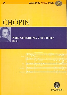 Concerto in f Minor no.2 op.21 (+CD) for piano and orchestra study score