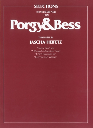 Porgy and Bess for violin and piano