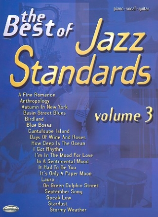 The Best of Jazz Standards vol.3: Songbook piano/vocal/guitar
