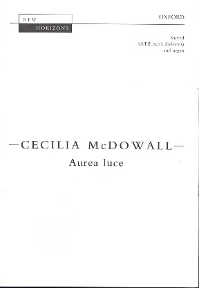 Aurea luce for mixed chorus and organ score