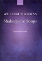 Shakespeare Songs for mixed chorus and piano score