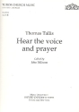 Hear the Voice and Prayer for mixed chorus (AATB) a cappella,  score (with keyboard reduction for rehearsal)