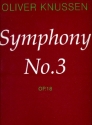 Symphony no.3 op.18 for orchestra score