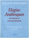 Elegiac Arabesques op.26a for cor anglais and clarinet