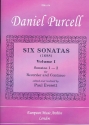 6 Sonatas vol.1 (nos.1-3) for alto recorder and Bc