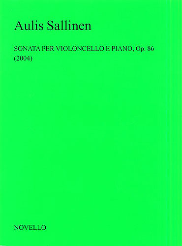 Sonata op.86 per violoncello e piano