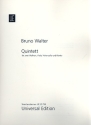 Quintett fr 2 Violinen, Viola, Violoncello und Klavier Streicherstimmen