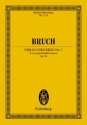 Konzert g-Moll Nr.1 op.26 fr Violine und Orchester Studienpartitur
