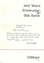 Erinnerungen an Bela Bartok  