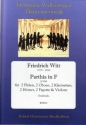 Parthia F-Dur Nr.604 fr 2 Flten, 2 Oboen, 2 Klarinetten, 2 Hrner, 2 Fagotte und Violone Partitur und Stimmen