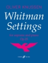Whitman settings op.25 for soprano and piano (1991)