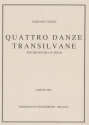 4 danze transilvane per orchestra d'archi partitura