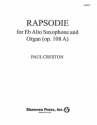 Rapsodie for alto saxophpone and organ