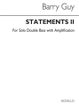 Statements 2 for double bass and amplification