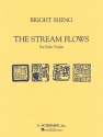The Stream flows for violin solo