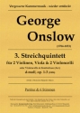 Quintett d-moll Nr.3 op.1,3 fr 2 Violinen, Viola und 2 Violoncelli Partitur und Stimmen