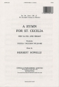 A Hymn for St. Cecilia for mixed chorus and organ score