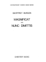 Magnificat and Nunc dimittis for soloists (female chorus) and instruments organ score,  archive copy