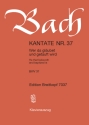 Wer da glubet und getauft wird Kantate Nr.37 BWV37 Klavierauszug (dt/en)