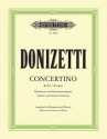 Concertino B-Dur fr Klarinette und Kammerorchester fr Klarinette und Klavier