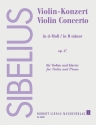 Konzert d-Moll op.47 fr Violine und Orchester fr Violine und Klavier
