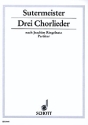 Drei Chorlieder fr Jugendchor (SMezA) mit Klavier Partitur - (= Klavierstimme)