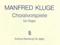 9 Choralvorspiele fr Orgel