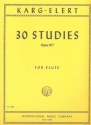 30 Studies op.107 for flute solo