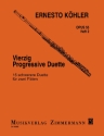 40 progressive Duette op.55 Band 2 fr 2 Flten Spielpartitur
