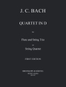 Quartett D-Dur fr Flte und Streichtrio Stimmen