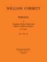 Sonata C-Dur op.1,12 fr Trompete, Oboe, Violine und Orgel