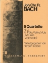 6 Quartette Band 3 (Nr.3) fr Flte, Violine, Viola, Bc Stimmen