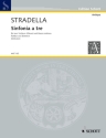 Sinfonia a tre fr 2 Violinen (Oboen) und Basso continuo (Klavier, Cembalo), Violonce Partitur und Stimmen