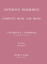 Complete Music for Brass Vol.1 for 2 trumpets and 3 trombones Partitur und Stimmen