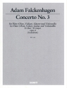 Concerto D-Dur op. 4/3 fr Flte (Oboe, Violine), Gitarre und Violoncello Partitur und Stimmen