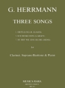 3 Songs fr Klarinette, Sopran, Bariton und Klavier