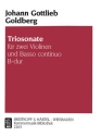 Triosonate B-Dur fr 2 Violinen und Bc