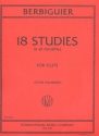 18 Studies in all tonalities for flute