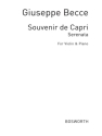 Souvenir de Capri op.12a Serenade fr Violine und Klavier Verlagskopie