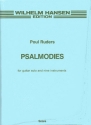 Psalmodies for guitar solo and 9 intruments score