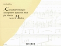 7 Choralbearbeitungen nach J.S. Bach fr Klavier zu 4 Hnden (7 Bnde im Schuber SY2751-2757)