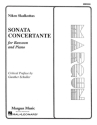 Sonata concertante for bassoon and piano
