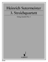 3. Streichquartett fr Streichquartett Partitur und Stimmen