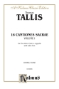 16 cantiones sacrae vol.1 (1-8) for 5 voice chorus a cappella score (la)