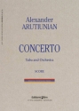Concerto for tuba and orchestra score