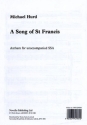 A Song of st. Francis for female chorus, score