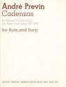 Cadenzas to Mozart's Concerto KV299 for Flute and Harp