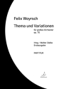 Thema und Variationen op.76 fr groes Orchester Partitur, Spiralbindung