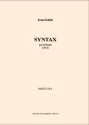Syntax Orchestra Score